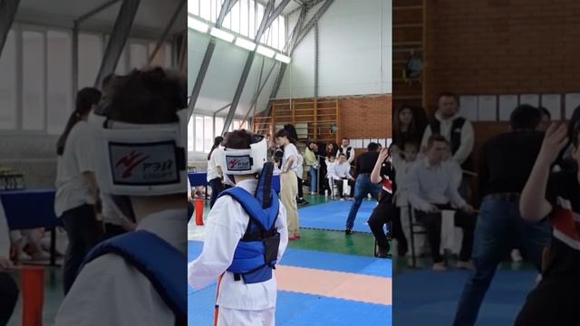 Fast karate fight 2 second #karatekids #karate #спорт