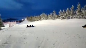 Катаемся на тюбингах по Свияжским холмам: зимнее веселье 2019