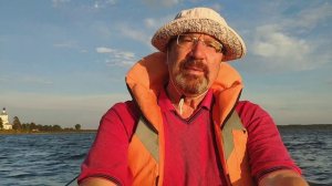 Селигер, часть 12-ая: На лодке вёсельной по Селигеру. Закат Солнца над Ниловой пустынью.