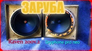 Заруба 20см динамиков от Dl audio Gryphon vs Raven