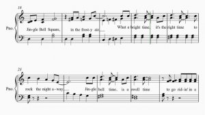 Джингл Белл Рок (фортепиано, до мажор) / Jingle Bell Rock (easy jazz piano in C)