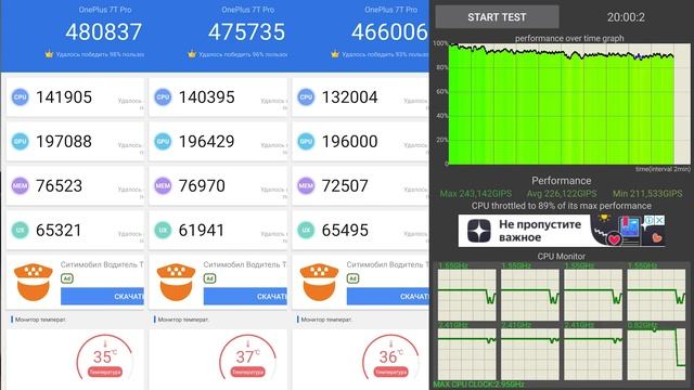 Обзор OnePlus 7T Pro. Ускоренный ТОП! смотреть онлайн