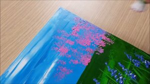 ЛАВАНДА ВЕСНОЙ  - Акриловая живопись  - РАЗВИВАШКА для детей и родителей!