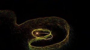 Футаж волшебство. Мерцающие частицы, золотая пыль - Fairy Dust