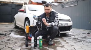 ОТМЫВАЮ ГРЯЗНЮЩИЙ VW SCIROCCO АВТОКОСМЕТИКОЙ BINDER