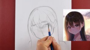 Как нарисовать аниме девушку с картинки! Учебник! Рисование для начинающих! шаг за шагом