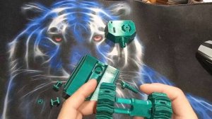 сборка модели танчик