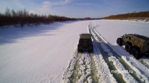 Вездеходы ХИЩНИК по наледи