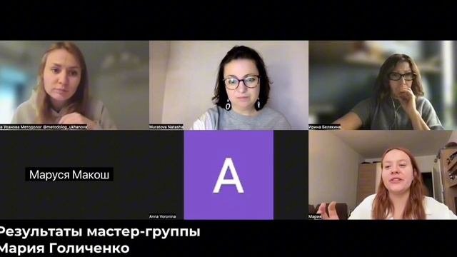 Результаты мастер-группы. Мария Голиченко