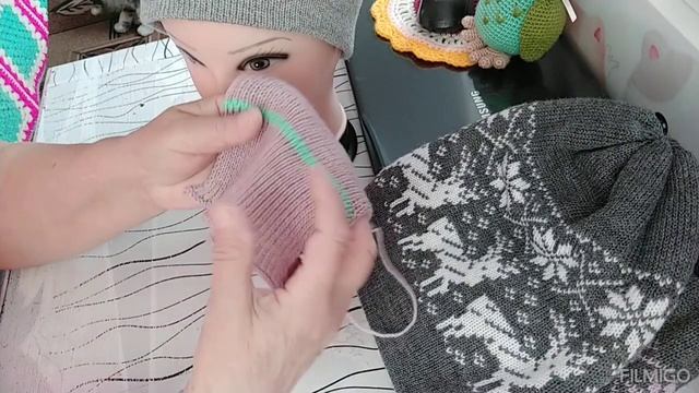 КУПИЛА ВТОРУЮ ФАНТУРУ /// НАВЯЗАЛА ШАПОК ///