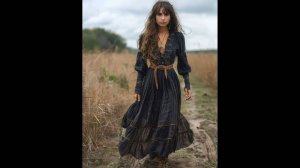 1659 год. Дефиле. Модель -  Диана Анкудинова. Крестьянская коллекция от Армани.