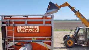 Полуприцеп AltaiAgro РУФ-2. Перевозка зерна.