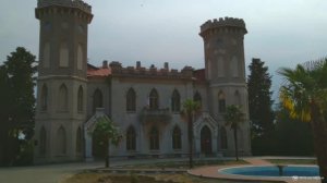 Северный фасад дворца Голицына в Гаспре