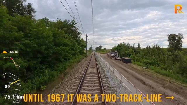 Путешествие на поезде Gmünd NÖ - Вена (Железная дорога Франца Иосифа, Австрия) смотреть онлайн