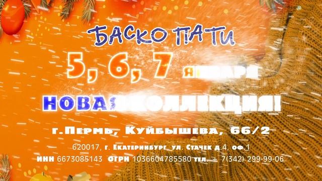 .#НОВОЕПОСТУПЛЕНИЕ_БАСКОПАТИ #ЗимаБаскоПати