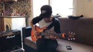 Школа импровизации на гитаре Guitar Campus , Студент Ю.Бредихин, Обыгрывание 2-5-1, целотонная гамма