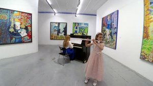 К. Дебюсси "Маленький негритёнок" Исп. Валерия Бойко 2 кл. (флейта-капля), Евгения Кудоя (ф-но)