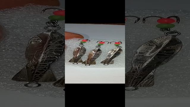Блесна Рыбка 36 мм Ручная работа. С одной коронкой.