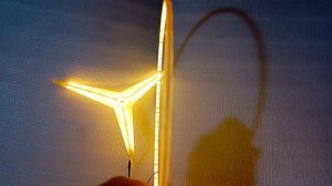 Подсветка эмблемы Mercedes Actros MP1-MP3, ОРАНЖЕВЫЙ, 12/24в.