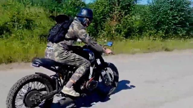 катаюсь Урал скремблер, #лето #мото #урал смотреть онлайн