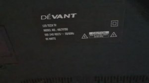 Devant-48LTV700 Индикатор ожидания моргает но телевизор не включается