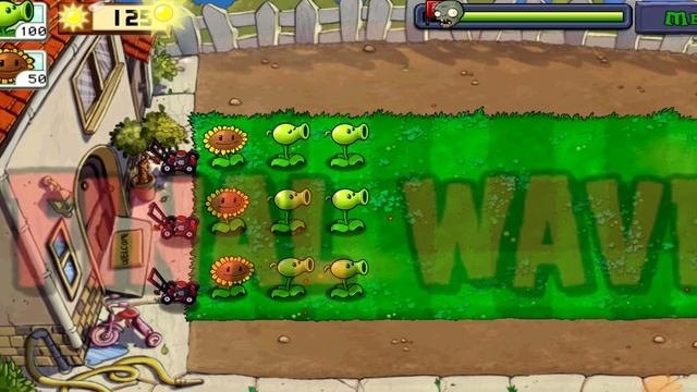 играю в Plants Vs.Zombie #1