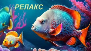 Красивая Музыка Релакс Аквариум Рыбки - 60 минут релаксации.