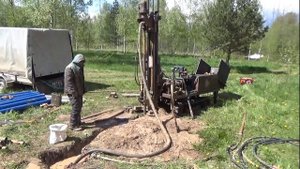 Как Бурили Скважину на Воду Самоходной Установкой - 2020