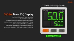Autonics : Цифровые датчики давления с двойным дисплеем серии PSQ