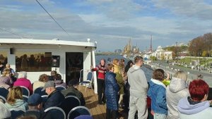 Круиз на теплоходе "А. Пушкин", день 1-ый - Знакомство с теплоходом и друзьями Канала на борту