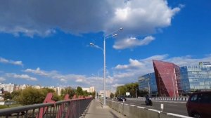 Минск, идём от парка Победы по проспекту Машерова к церкви Марии Магдалены #минск #белару