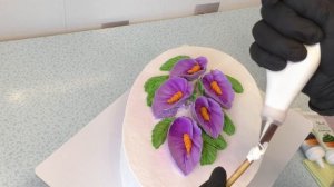 Вот мои любимые каллы! Торт медовик(крем БЗК).