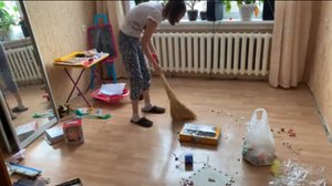 УБОРКА И РАСХЛАМЛЕНИЕ ПОСЛЕ РЕМОНТА КОМНАТЫ/МОТИВАЦИЯ НА УБОРКУ/УСТАНОВИЛИ МЕЖКОМНАТНЫЕ ДВЕРИ/