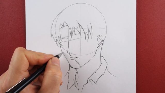 Как нарисовать Леви Аккермана! Attack on Titan Tutorial Drawing! шаг за шагом