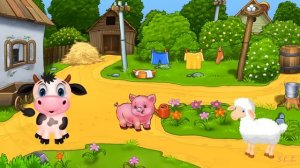 Песенка про животных  для самых маленьких