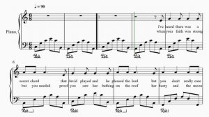 "Аллилуйя" Леонард Коэн (фортепиано) / "Hallelujah" Leonard Cohen (piano)