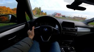 2017 BMW 218i Active Tourer POV TEST DRIVE