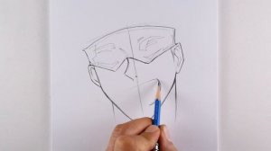 РИСУЕМ КАРАНДАШОМ!Как нарисовать аниме-парня в очках. Советы и рекомендации для начинающих. Пошагова