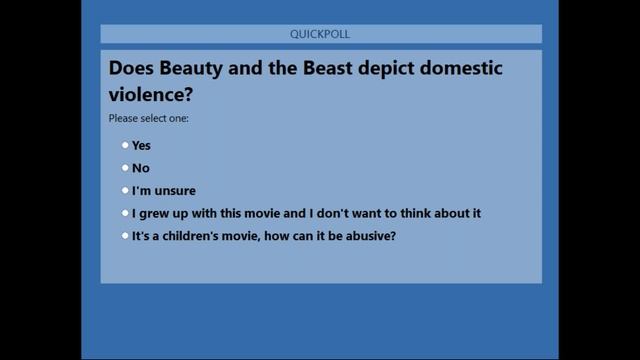Beauty and the Beast and Twilight How we Socially Normalize Domestic Abuse смотреть онлайн
