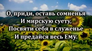 № 261 Дружной радостной семьёю _ Караоке с голосом _ Христианские песни _ Гимны надежды
