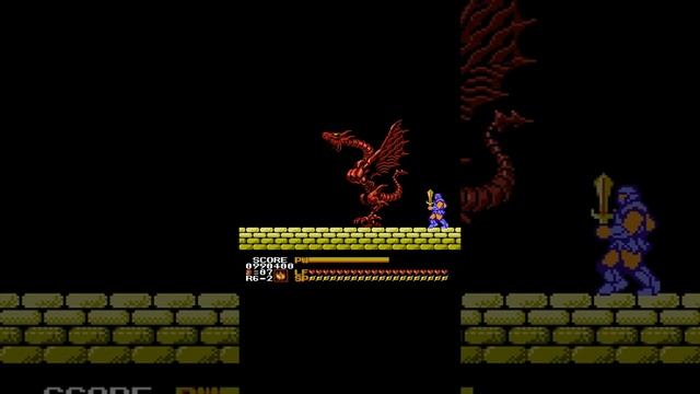 (nes) последний босс Astyanax #shorts
