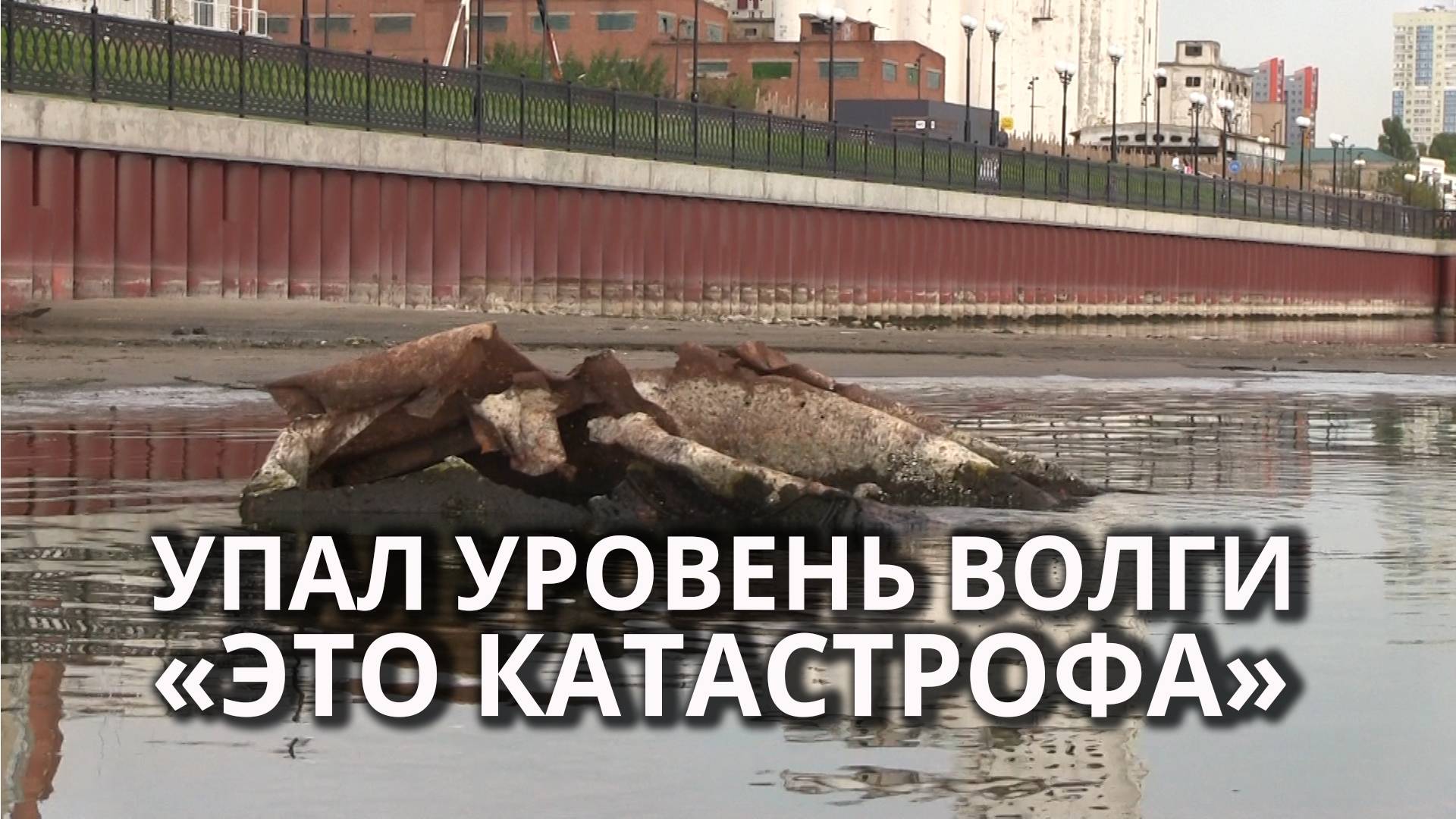 В Саратове обмелела Волга