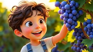 Веселое время с фруктами _ Учим фрукты для детей _ Веселая фруктовая песенка для детей