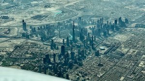 Завораживающие виды с борта самолета, когда взлетаешь из Дубая в Москву,