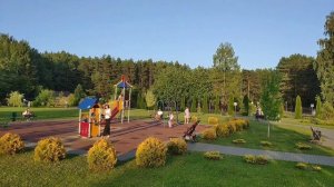 Курортный посёлок и озеро Нарочь