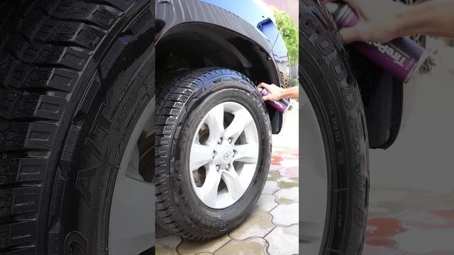 Как работает Shine Systems TirePolish #детейлинг