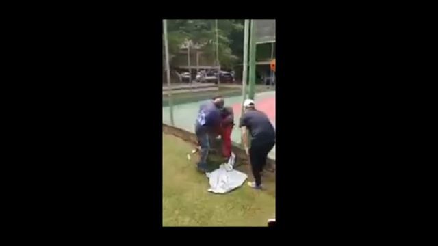 Контроль собакой второго нападающего.