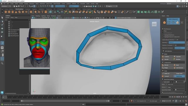 Курс по созданию стилизованного персонажа (ZBrush+Substance+Marmoset) - Урок 93 (ретопология Maya)
