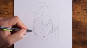 Как нарисовать аниме-девушку. Легкое аниме-рисование, как  профессионал!
