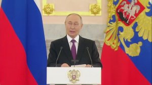 Владимир Путин. Церемония вручения верительных грамот 5 ноября 2024 года.